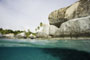 swimming at the Baths, Virgin Gorda, British Virgin Islands